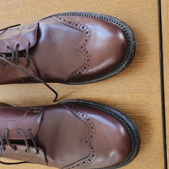 NEW LAVORAZIONE ARTIGIANA SUNDANCE LEATHER OXFORDS - Picture 15 of 16